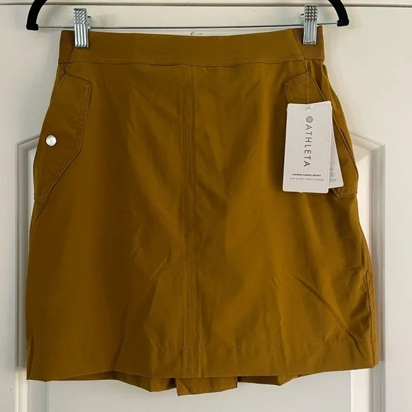 Athleta Vienna Cargo Skort Mustard - 6 - Picture 3 of 5